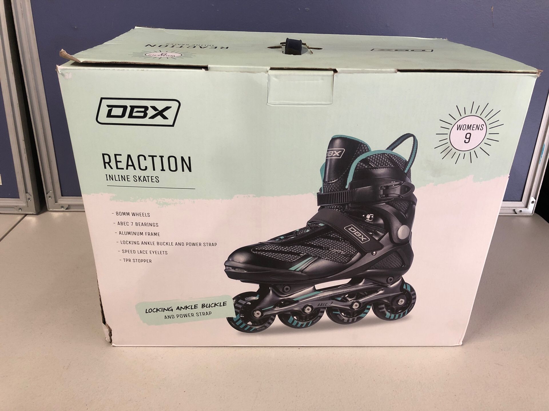 DBX Women's Reaction XT Inline Skates, Size: 9.0 new
