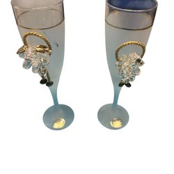 Arte Murano Drinking Glass Wine And Champagne Made In Italy