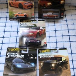 Hot Wheels F&F set