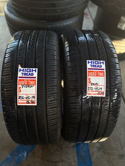 2 Pirelli Used Tires 255/45/19