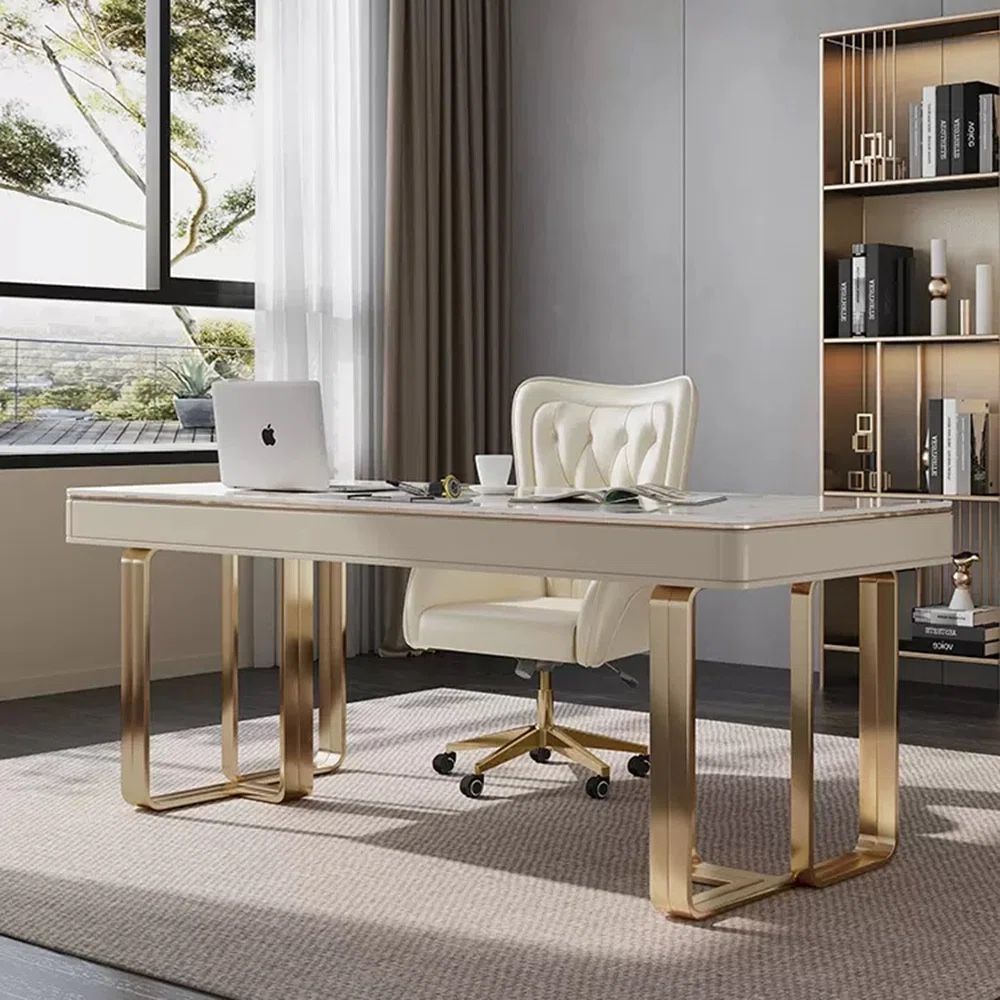 NEW Beautiful Marble Top Desk!