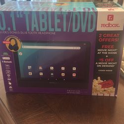 Proscan Elite 10.1" Tablet/Portable DVD Combo With Bluetooth Headphone