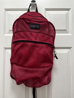Jansport pink mesh backpack hotsell