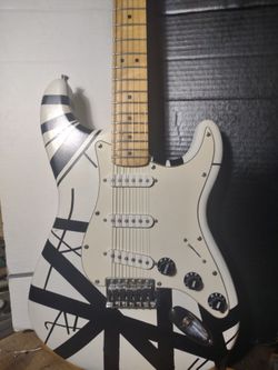 EVH Tribute Fender Starcaster Guitar EXC Pro fret-level setup Spa perfect now 219!