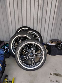 20" Forte rims and tires