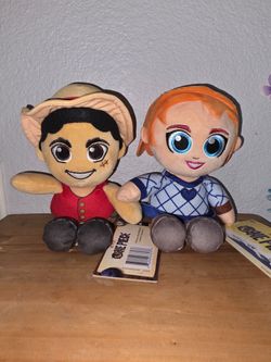 One Piece Netflix Luffy and Nami Plush Set