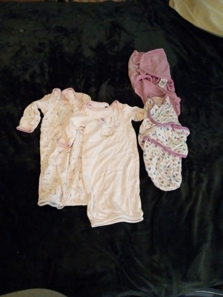 2 Nightgown 2 Swaddlers