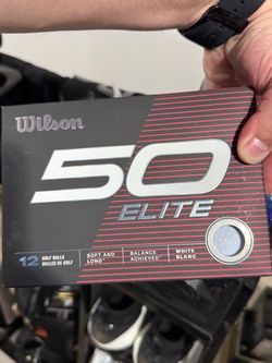 Wilson 50 Elite Golf Balls 12-Pack