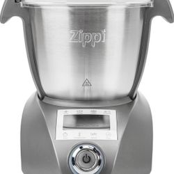 Zippi Multi Cooker, Compact All-In-One Blender, Cooker, Steamer and Food Processor, Includes Recipe Guide and Dishwasher-Safe Attachments

