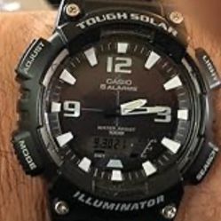 Casio Solar Illuminator 5 Alarms Digital Watch 