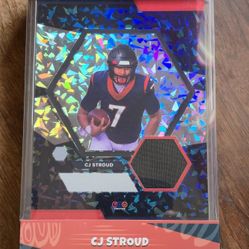 2024 C.J. Stroud #09 TruCreator Jumbo Relic Memorabilia Card Houston Texans. 