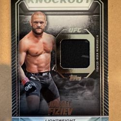 2024 Topps UFC Knockout - Knockout Relics Rafael Fiziev #KR-RF
