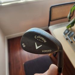 Callaway forged Lob wedge 60. Raw finish.