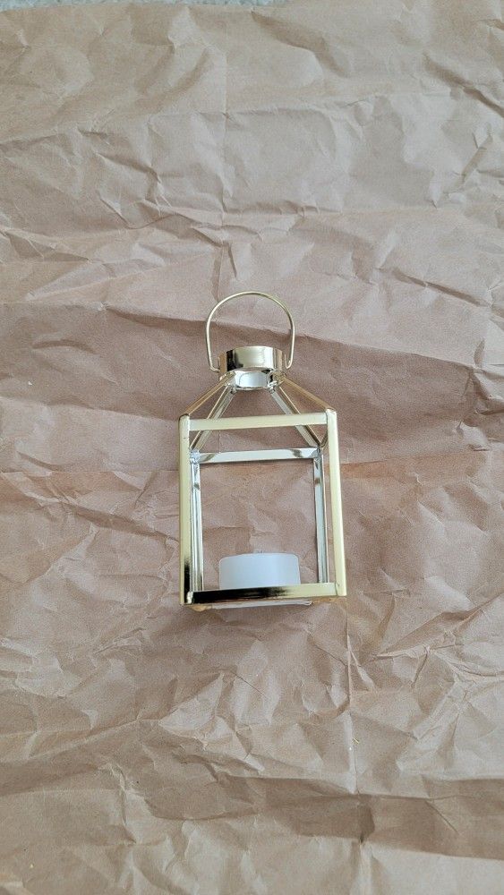 Multiple Sets Of 2 Gold DIY Lanterns W/placeholder