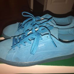 Coral blue puma Men 8.5