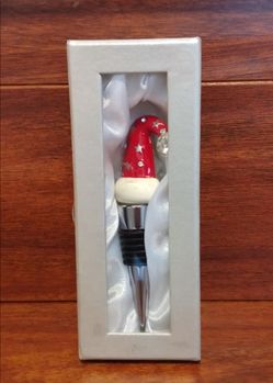 Santa Hat Wine Stopper