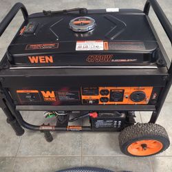 WEN ELECTRIC START GEN.  4750W