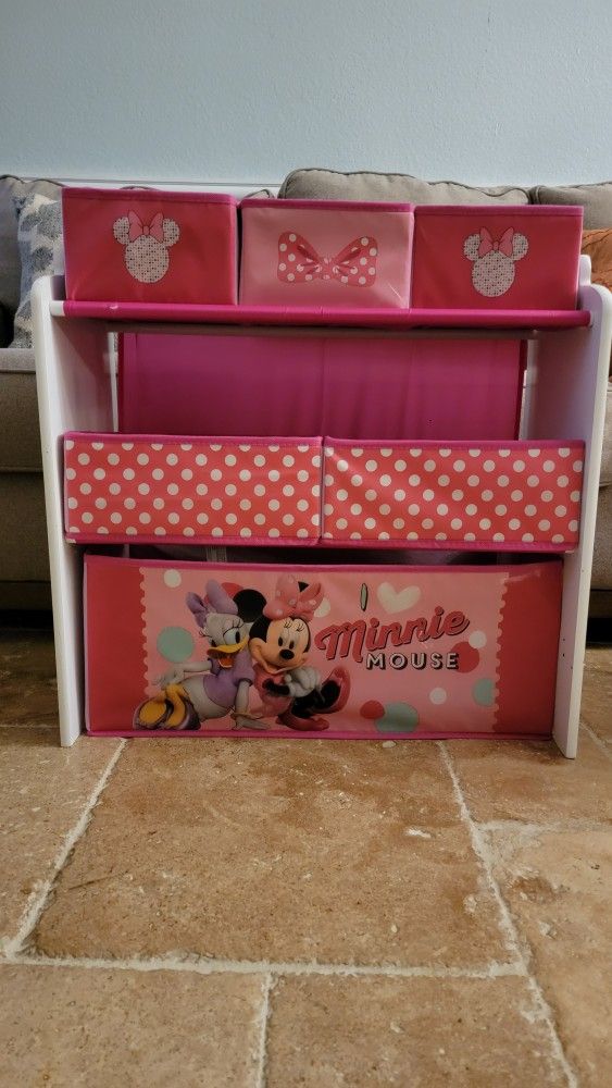 Minnie Mouse Toy Chest/ Cubby/ Storage