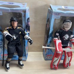 1999 Starting Lineup 12" NHL Figures - Jaromir Jagr & Dominik Hasek