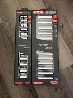 Icon 26pc 1/2 Shallow/Deep Sockets (metric)
