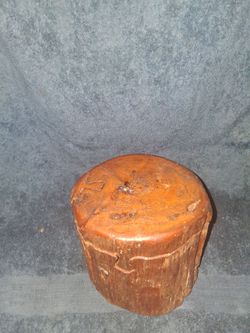 Antique wooden stash log