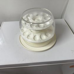 Pre-Owned Devils Egg Display Combination Tupperware Like New