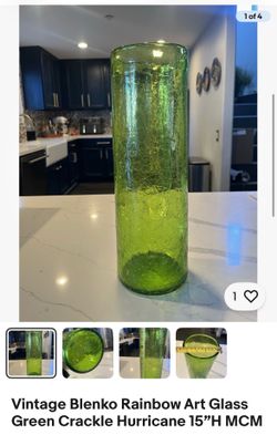 Blenko VTG Handblown glass art lot
