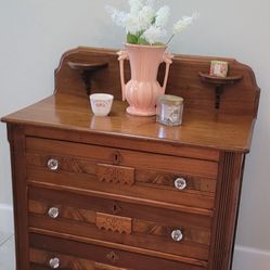 Antique Eastlake Washstand Dresser
