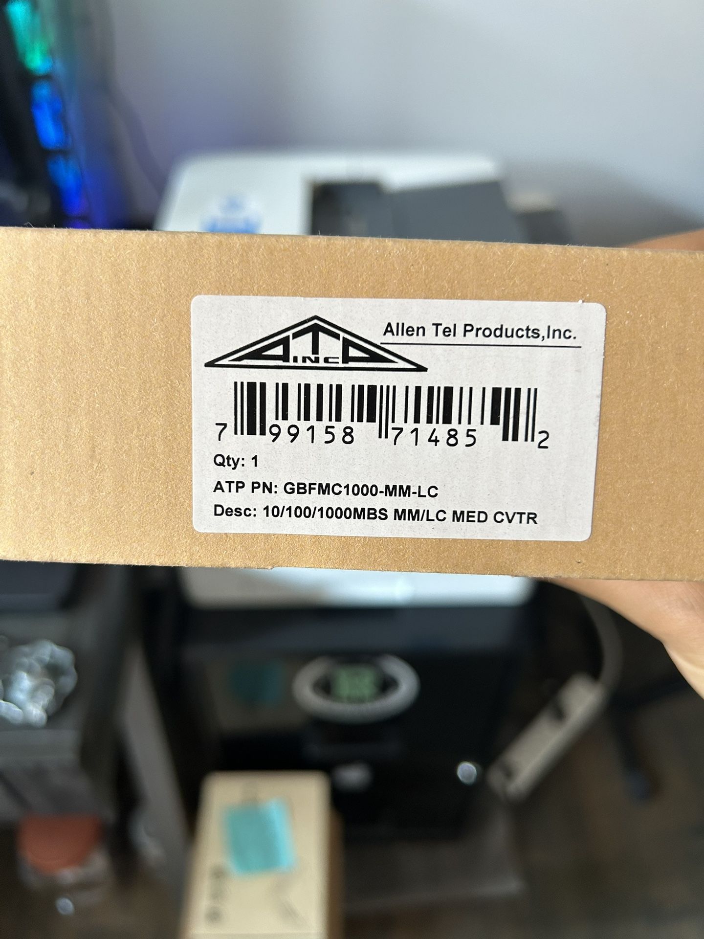 Media Converter 10/100/1000 MM/LC MED CVTR