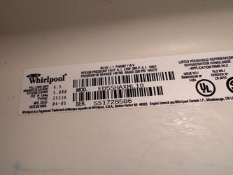 For Sale Whirlpool Refrigerator