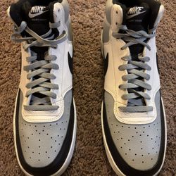 Nike Court Vision Mid Next Nature shoes Size 13 Men Colors Grey White Black