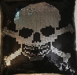Skull & Crossbones Throw Pillow By Thro