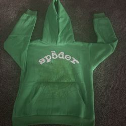 brand new green spider hoodie 