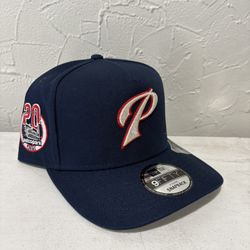 MLB New Era San Diego Padres Blue 20th Anniversary Petco Park Patch 9fifty A Frame SnapBack Hat 
