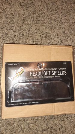 Large head light cover/shield