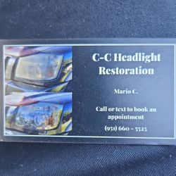 Restoration Of Headlights