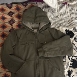 Duluth Trading Co Women’s Superior Fire Hose Insulated Hooded Jacket