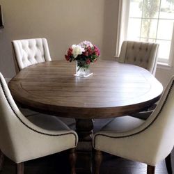 Havertys Wood Dining Table 
