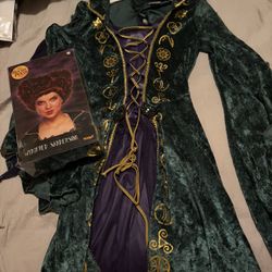 Hocus Pocus Winifred Costume & Wig Adult Small 