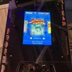 Arcade1up Black Series Street Fighter Head To Head Cocktail Cabinet