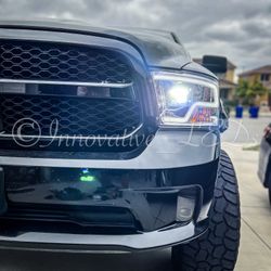 H11/H8/H9 LED Headlight Bulbs, 6500K Fog Lights Car Bulb, 12000Lm DRL or Low Beam, Halogen Replacement Headlight with Fan 