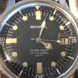Vintage Benrus Ultra-Deep diver's watch