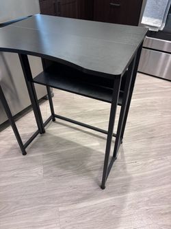 Black folding table/desk