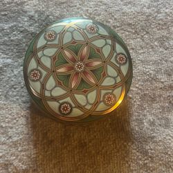 vintage tin container 