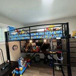 AFW Bunk Bed With Loft Underneath 