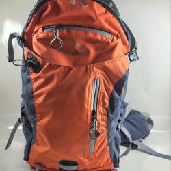 Orange L.L.Bean Ridge Runner Backpack, 26L/ Light Use