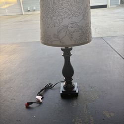 Cinkeda 27.5" Tall Table Lamp for Living Room,Farmhouse Vintage Bedside Nightstand Lamp with USB C+A Ports & AC Outlet,3-Way Dimmable Touch Control Re