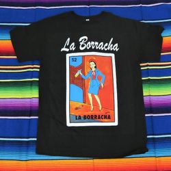 La Borracha Mexican Loteria XL T-Shirt
