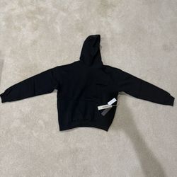 Xs Black Essential Hoodie