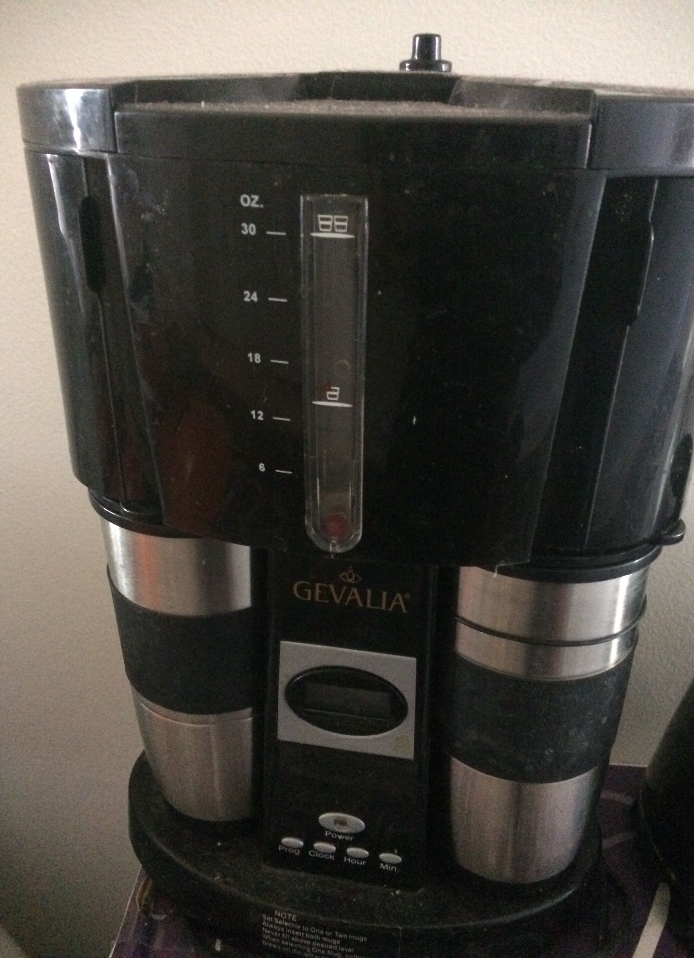 Gevalia coffee maker